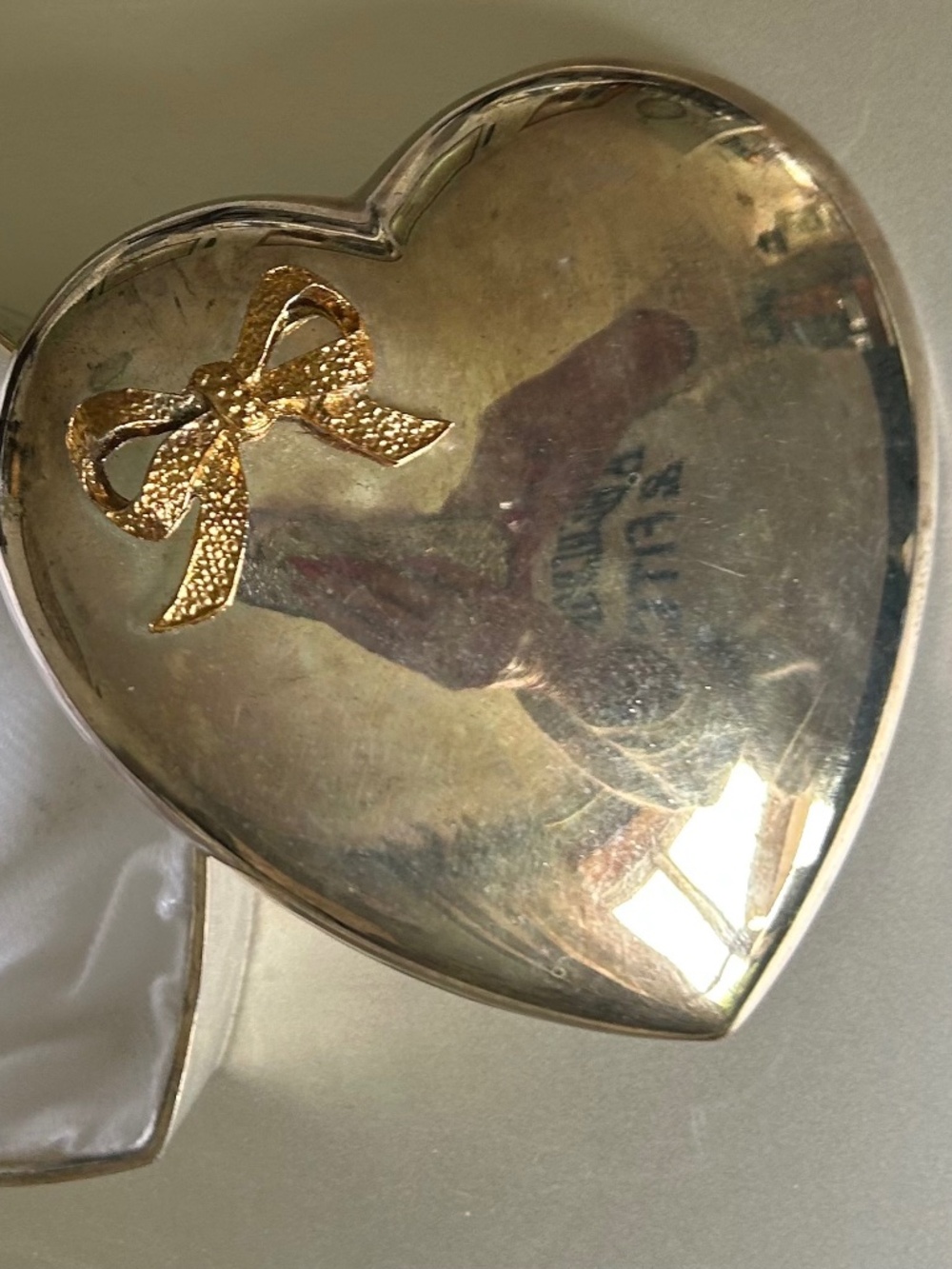 Silverplated 6" Silver Trinket Dish